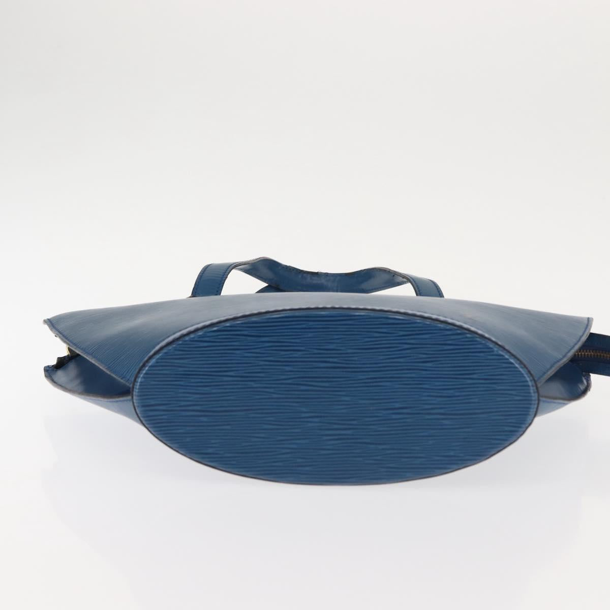 LOUIS VUITTON Epi Saint Jacques Shoulder Bag Blue M52275 LV Auth 146514