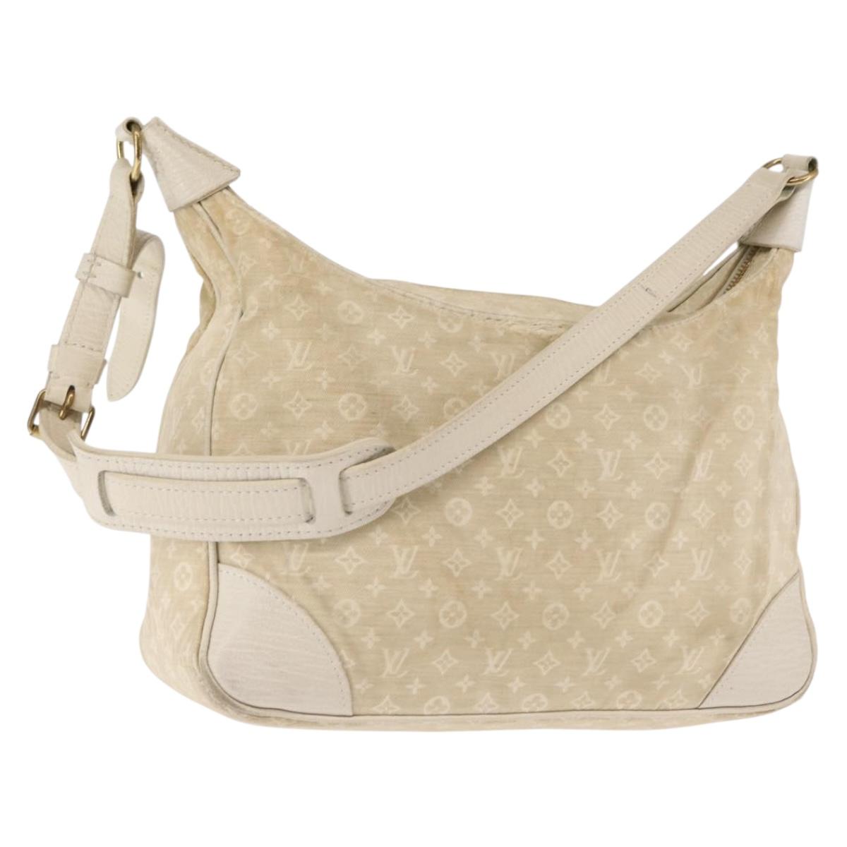 LOUIS VUITTON Monogram Mini Lin Boulogne 30 Bag Dunne M95317 Auth 146517