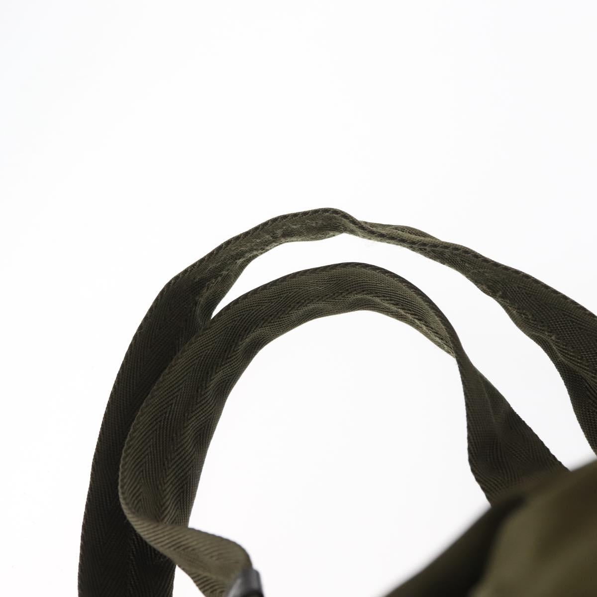 PRADA Backpack Nylon Khaki Auth 146518