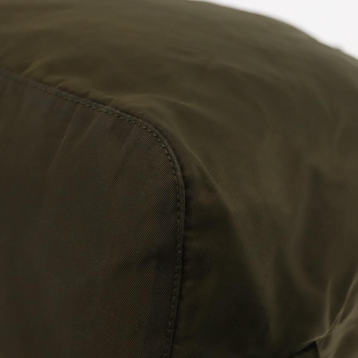 PRADA Backpack Nylon Khaki Auth 146518