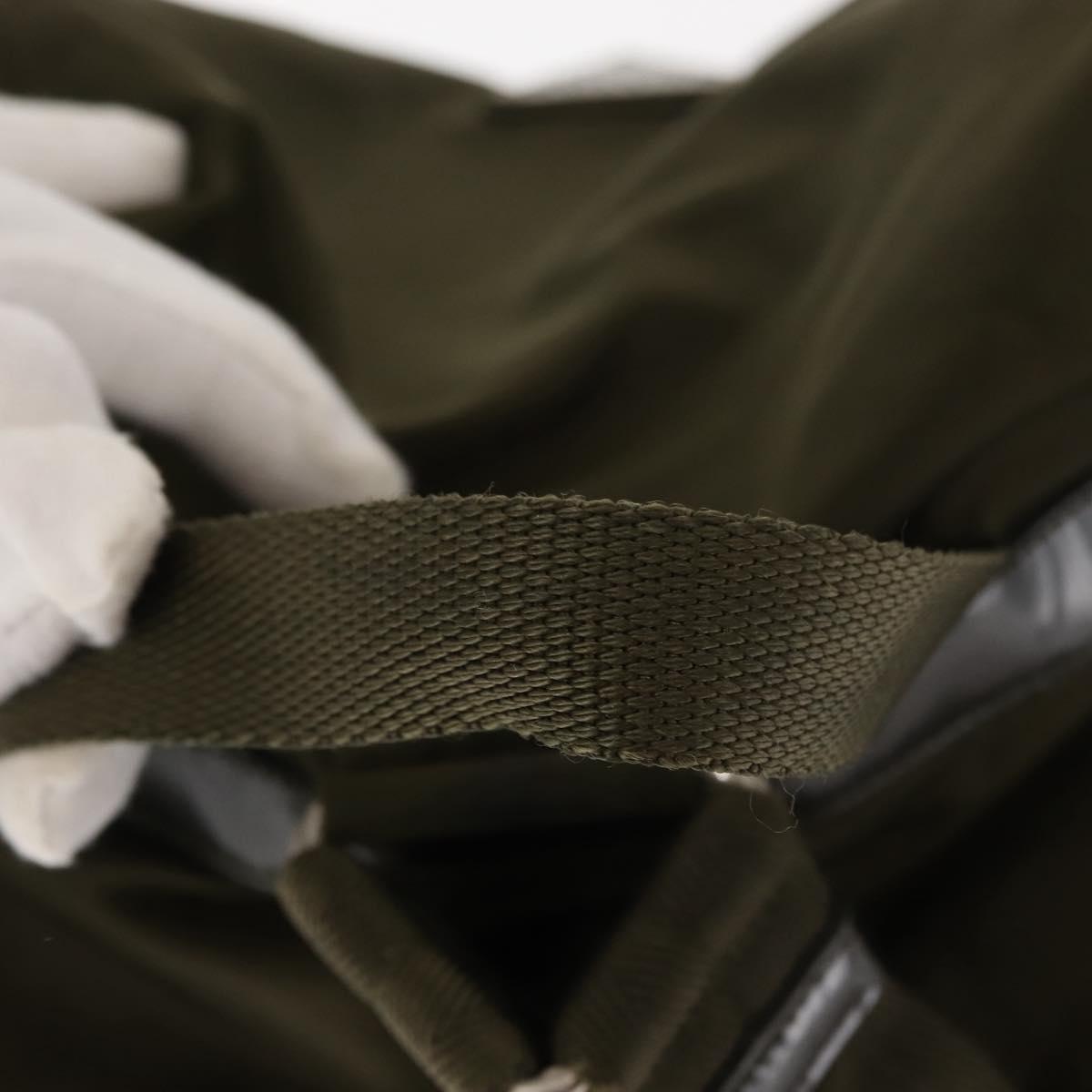 PRADA Backpack Nylon Khaki Auth 146518