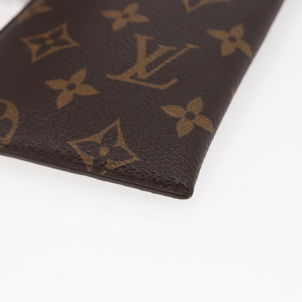 LOUIS VUITTON Monogram Etui Lunette MM Glasses Case M66544 LV Auth 146520