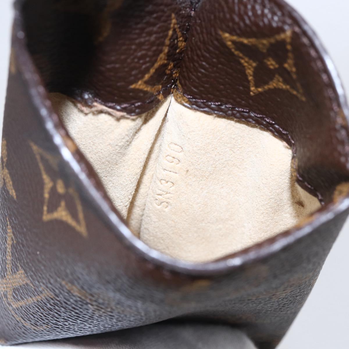 LOUIS VUITTON Monogram Etui Lunette MM Glasses Case M66544 LV Auth 146520