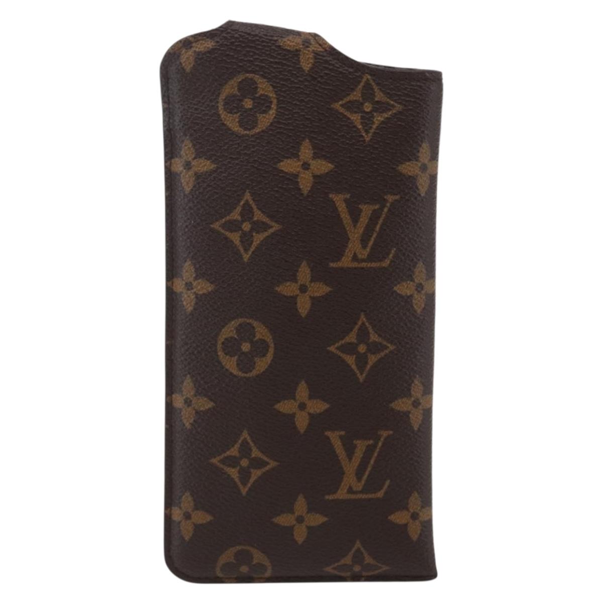 LOUIS VUITTON Monogram Etui Lunette MM Glasses Case M66544 LV Auth 146520