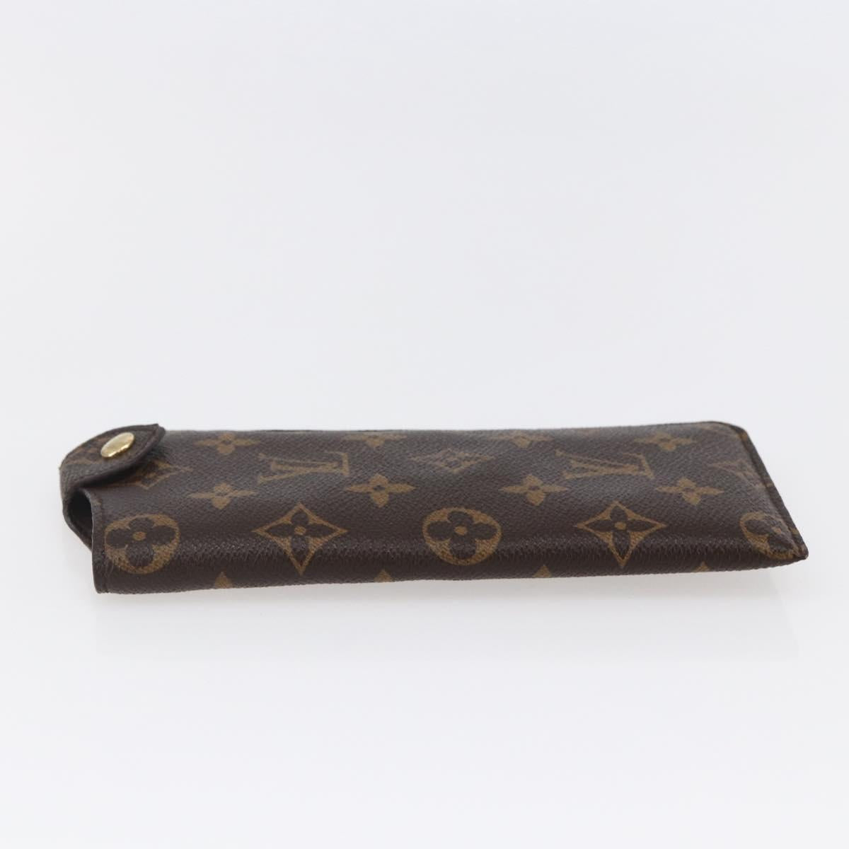 LOUIS VUITTON Monogram Etui Lunette MM Glasses Case M66544 LV Auth 146520