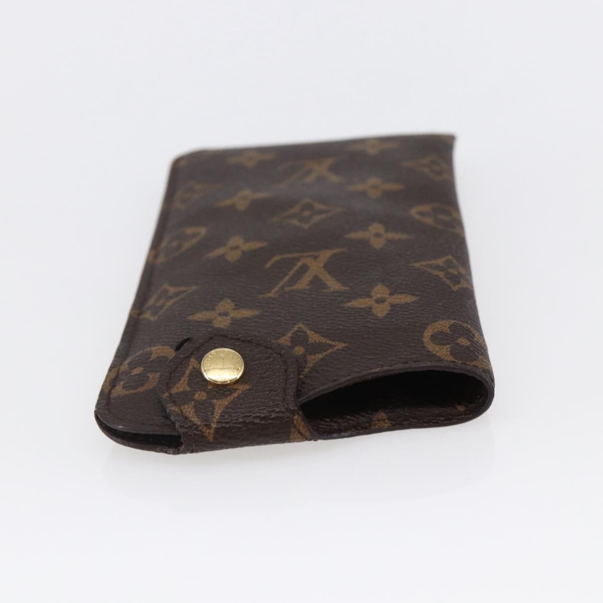 LOUIS VUITTON Monogram Etui Lunette MM Glasses Case M66544 LV Auth 146520