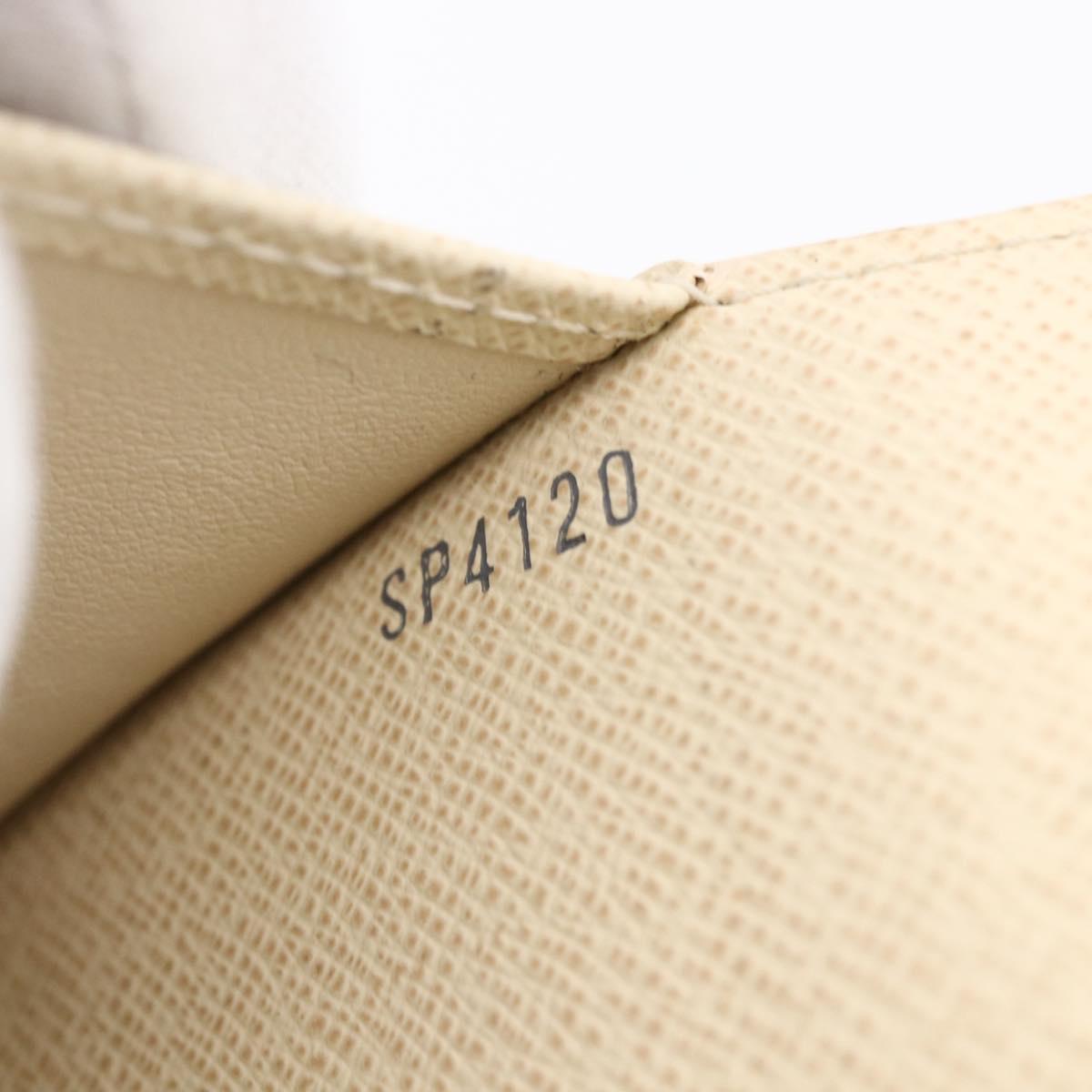 LOUIS VUITTON Damier Azur Agenda MM Day Planner Cover R20707 LV Auth 146523