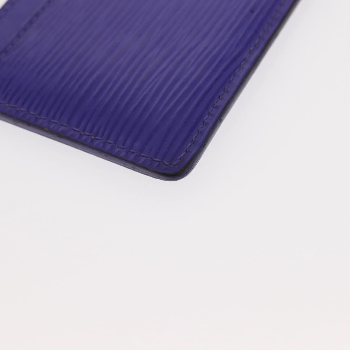 LOUIS VUITTON Epi Porte Cartes Simple Card Case Purple Fig M6032G LV Auth 146525
