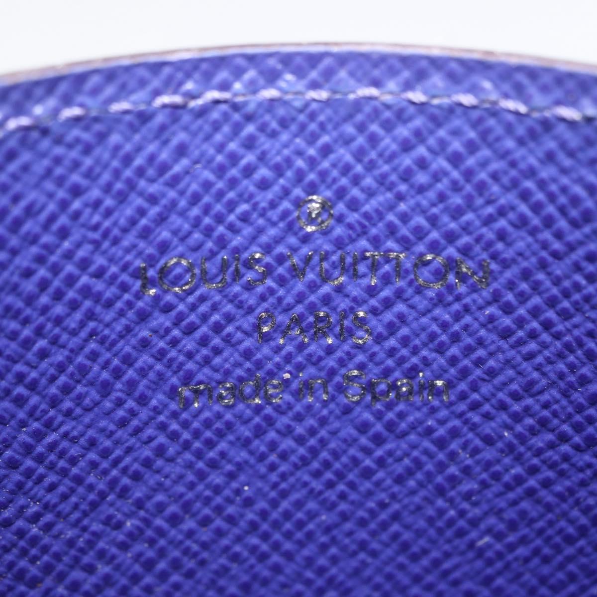 LOUIS VUITTON Epi Porte Cartes Simple Card Case Purple Fig M6032G LV Auth 146525