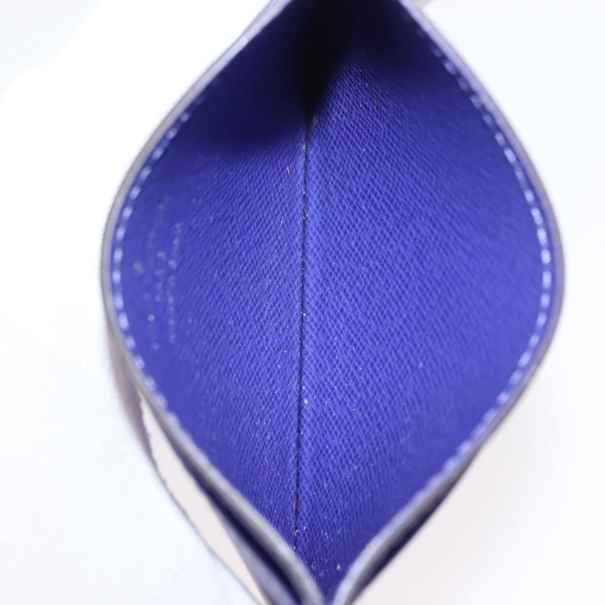 LOUIS VUITTON Epi Porte Cartes Simple Card Case Purple Fig M6032G LV Auth 146525