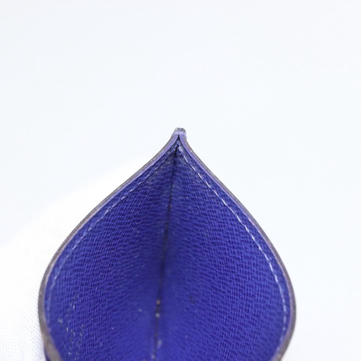 LOUIS VUITTON Epi Porte Cartes Simple Card Case Purple Fig M6032G LV Auth 146525