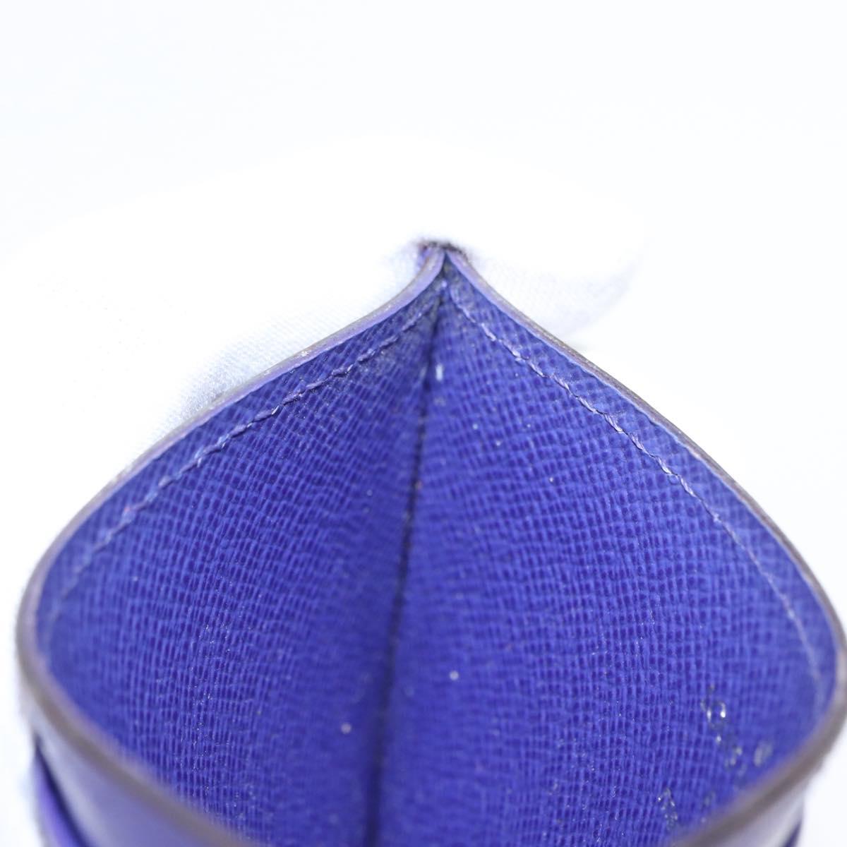LOUIS VUITTON Epi Porte Cartes Simple Card Case Purple Fig M6032G LV Auth 146525