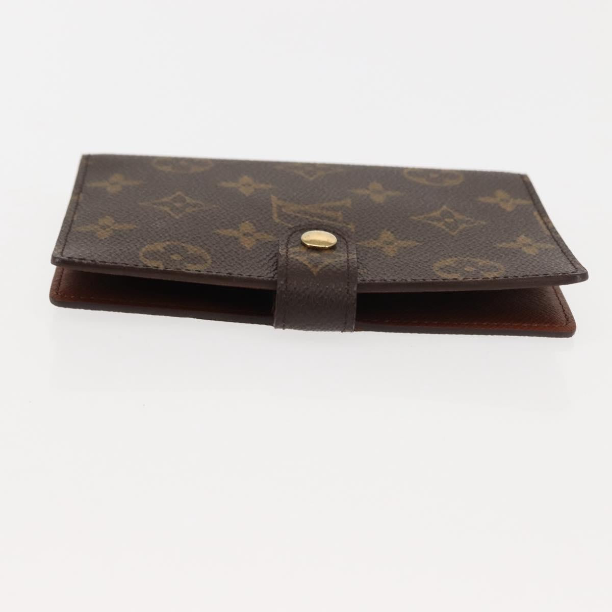 LOUIS VUITTON Monogram Agenda PM Day Planner Cover R20005 LV Auth 146528