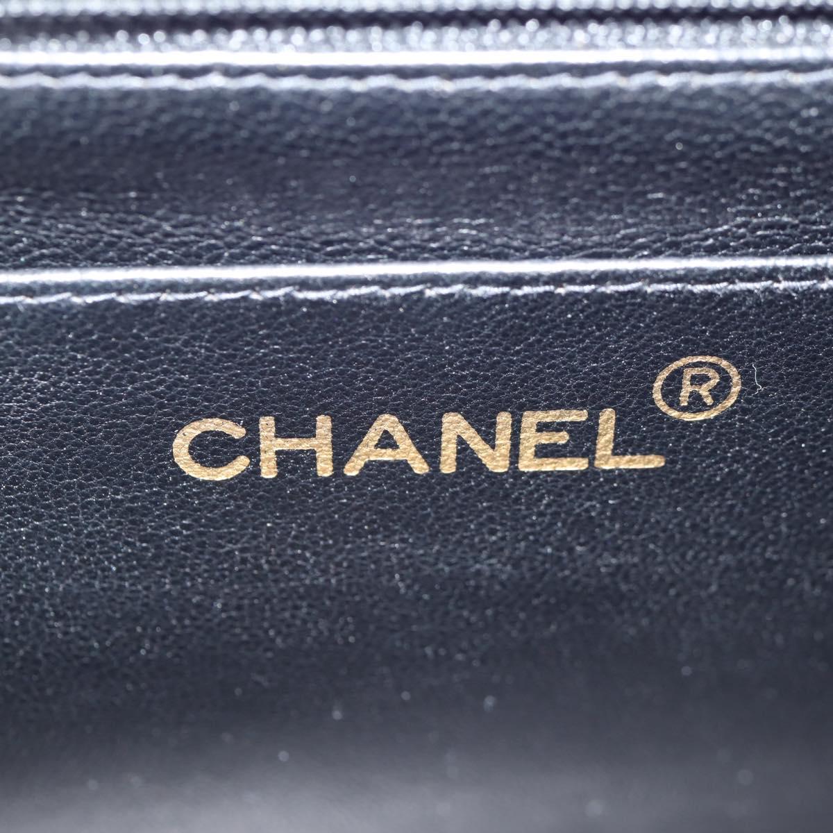 CHANEL Matelasse 25 Chain Shoulder Bag Nylon Purple Gold CC Auth 146533SM