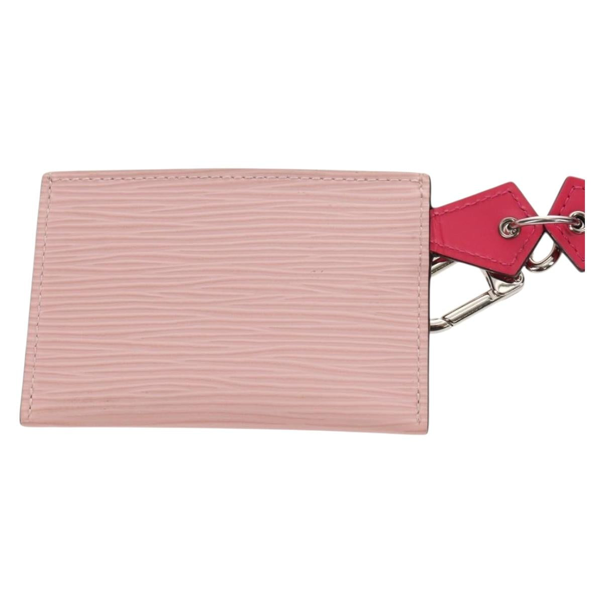 LOUIS VUITTON Epi Trio Pass Card Case Multicolor M62254 LV Auth 146539M