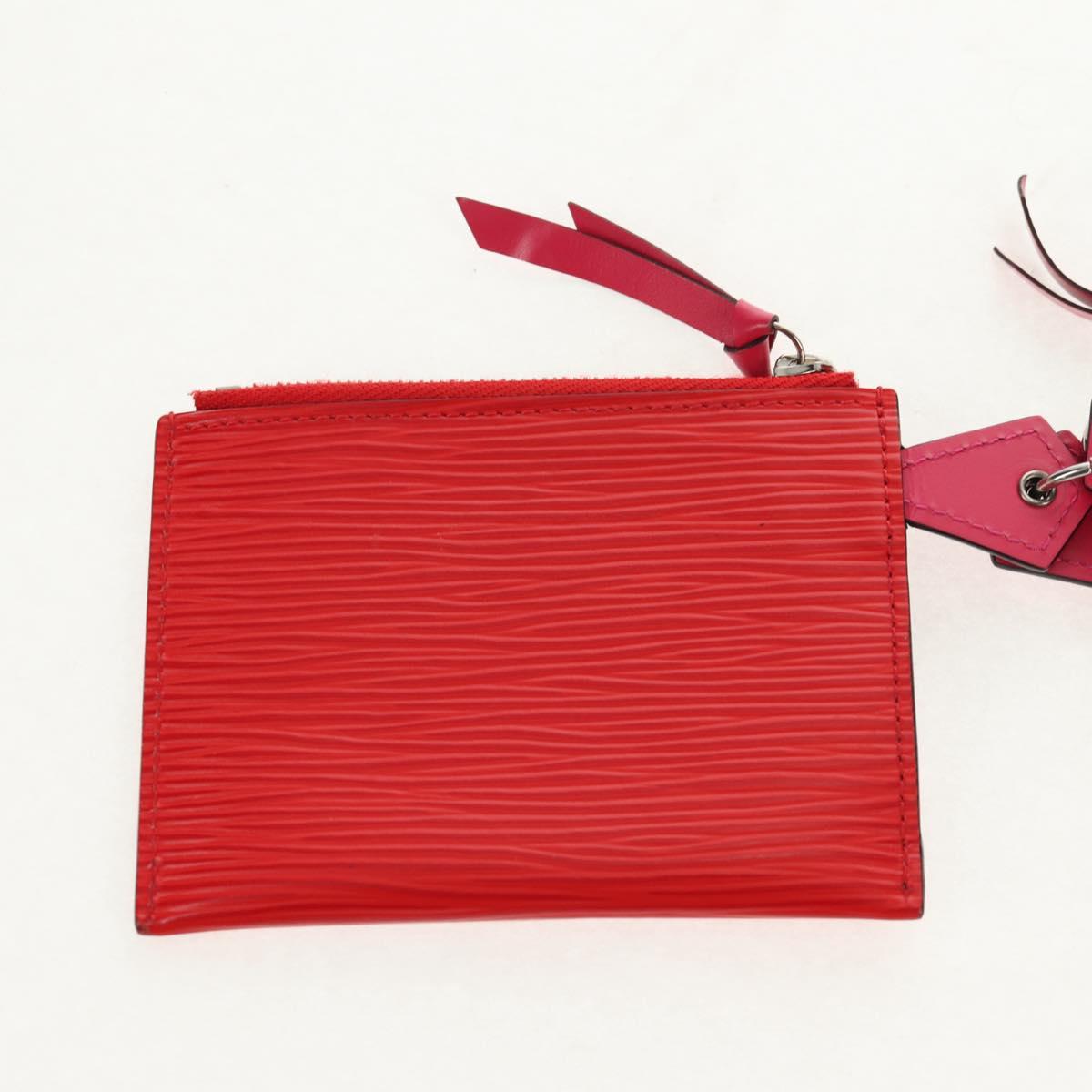 LOUIS VUITTON Epi Trio Pass Card Case Multicolor M62254 LV Auth 146539M