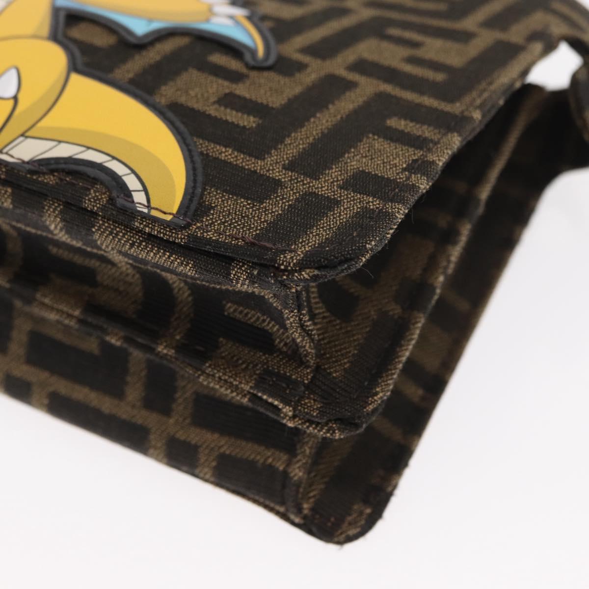 FENDI POKÉMON Fragment Collaboration Peek A Boo Bag 2way Brown Auth 146549SM