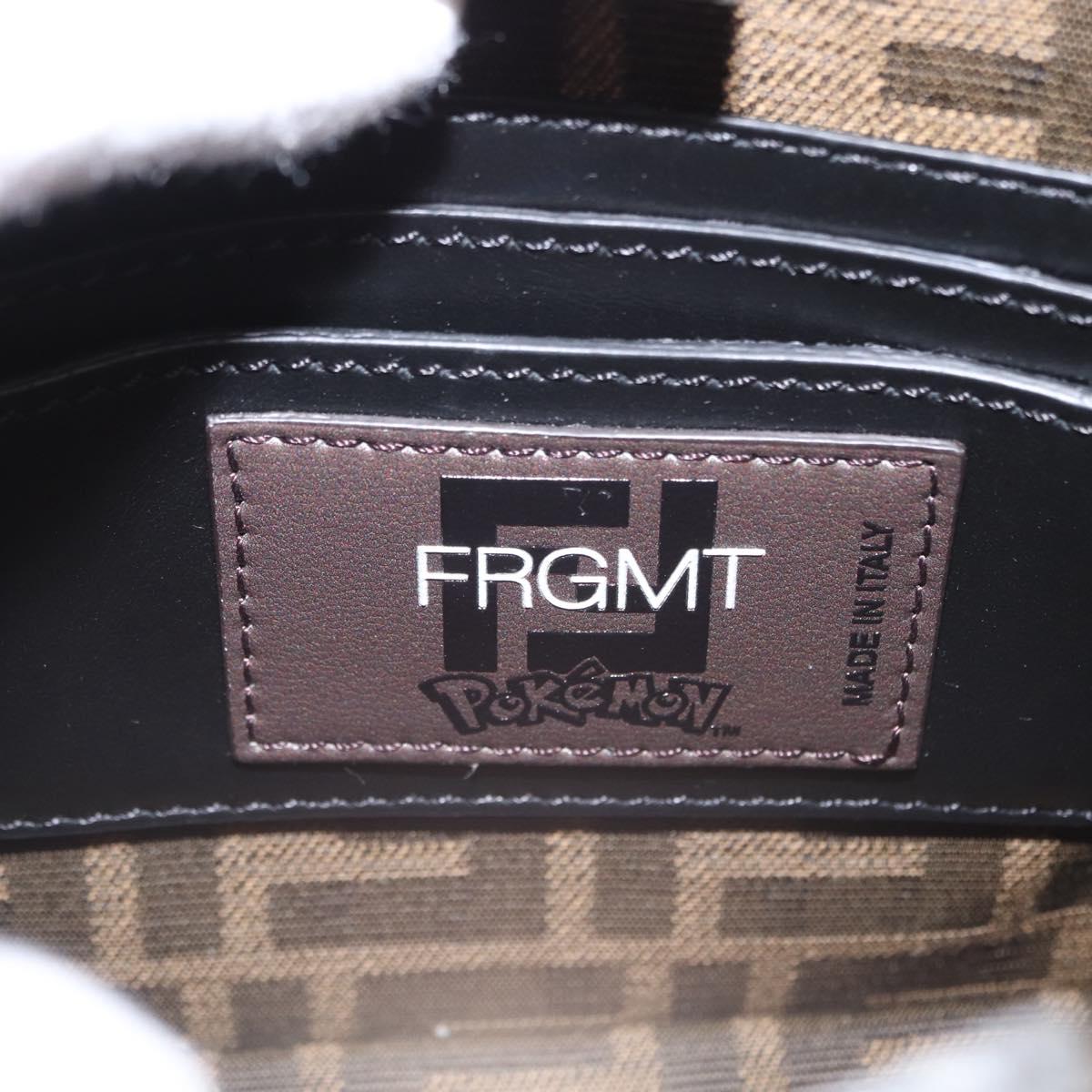FENDI POKÉMON Fragment Collaboration Peek A Boo Bag 2way Brown Auth 146549SM