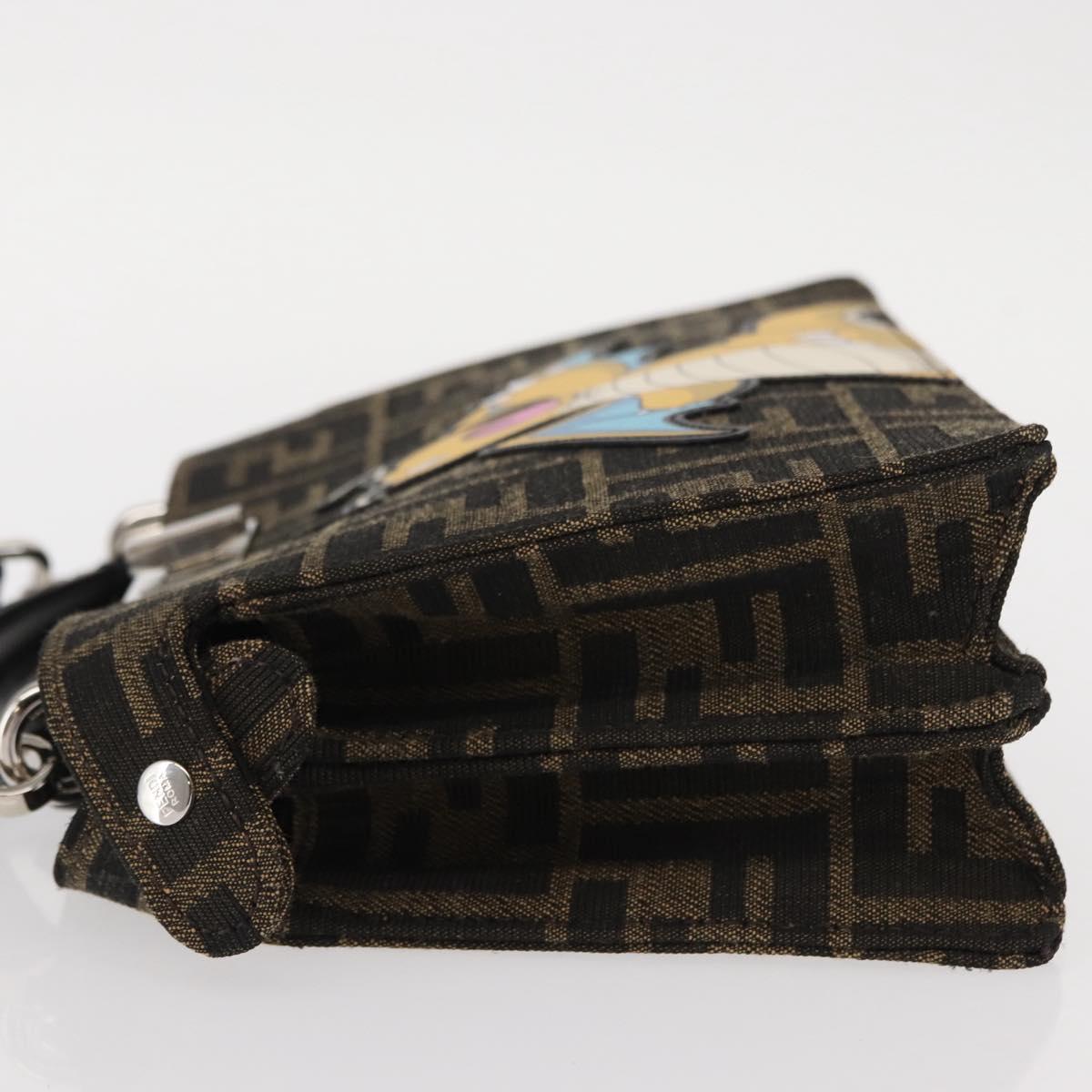 FENDI POKÉMON Fragment Collaboration Peek A Boo Bag 2way Brown Auth 146549SM