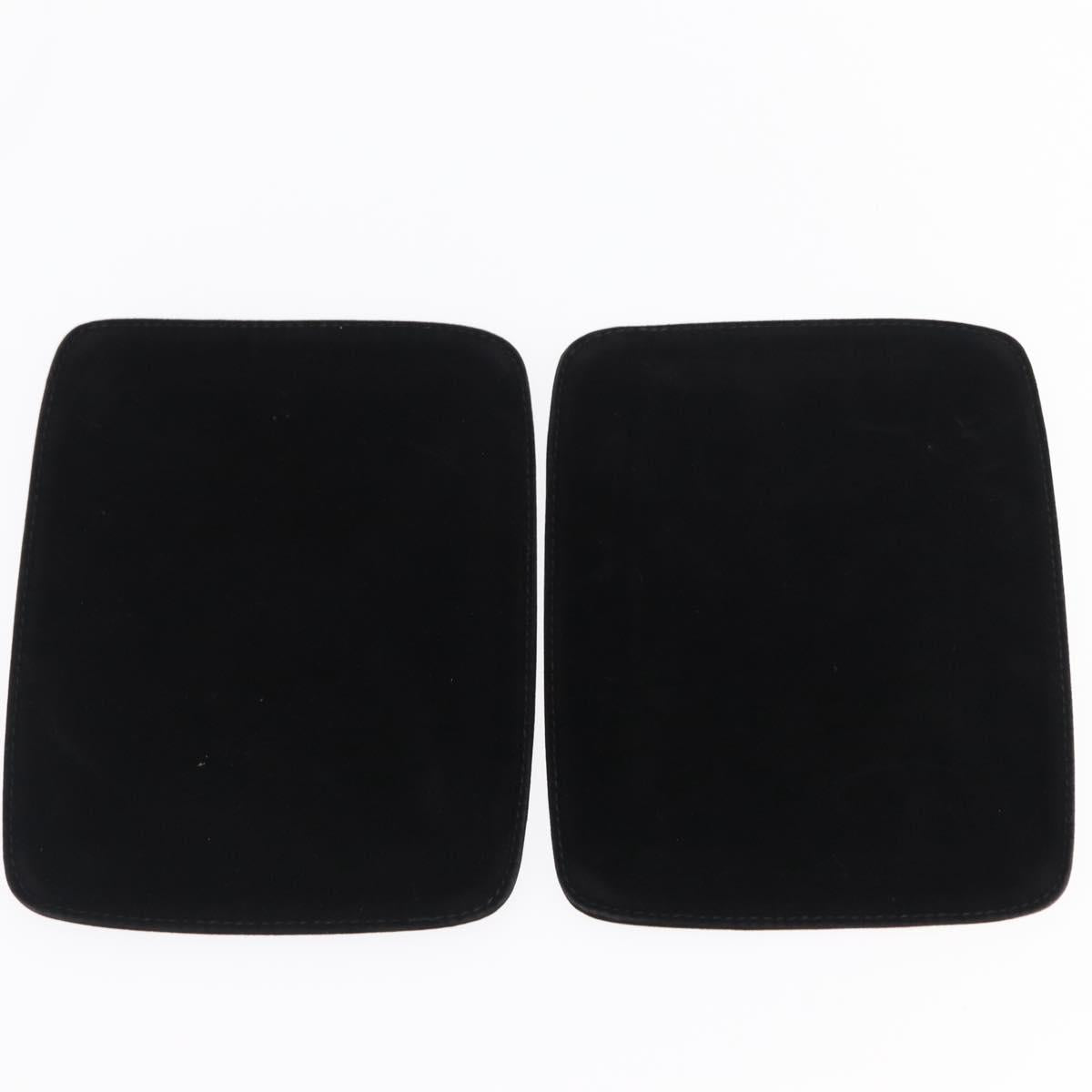 CHANEL Vanity Shoulder Bag Patent leather 2way Black Gold CC Auth 146552V