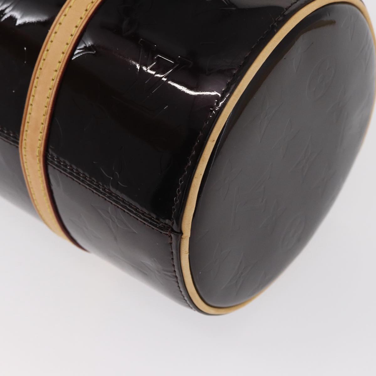 LOUIS VUITTON Monogram Vernis Bedford Hand Bag Amarante M91996 LV Auth 146559V