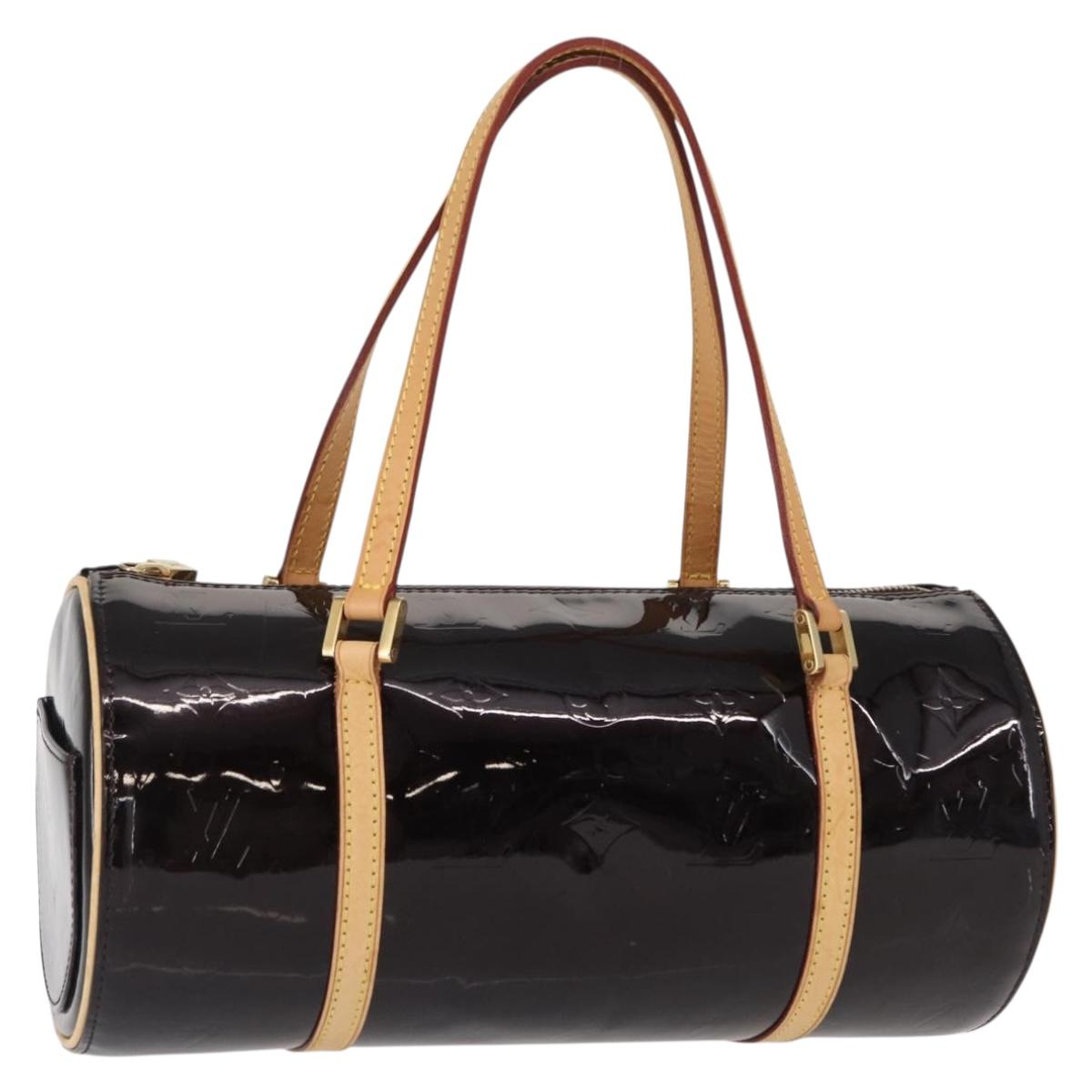 LOUIS VUITTON Monogram Vernis Bedford Hand Bag Amarante M91996 LV Auth 146559V