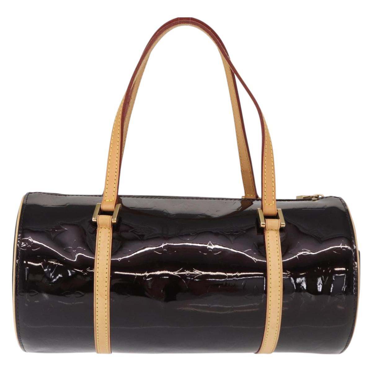 LOUIS VUITTON Monogram Vernis Bedford Hand Bag Amarante M91996 LV Auth 146559V