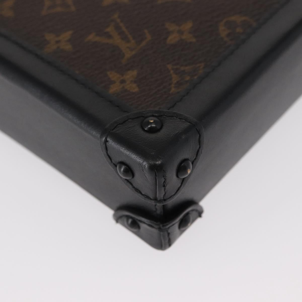 LOUIS VUITTON Monogram Pochette Trunk Vertical Bag M63913 LV Auth 146560SAM