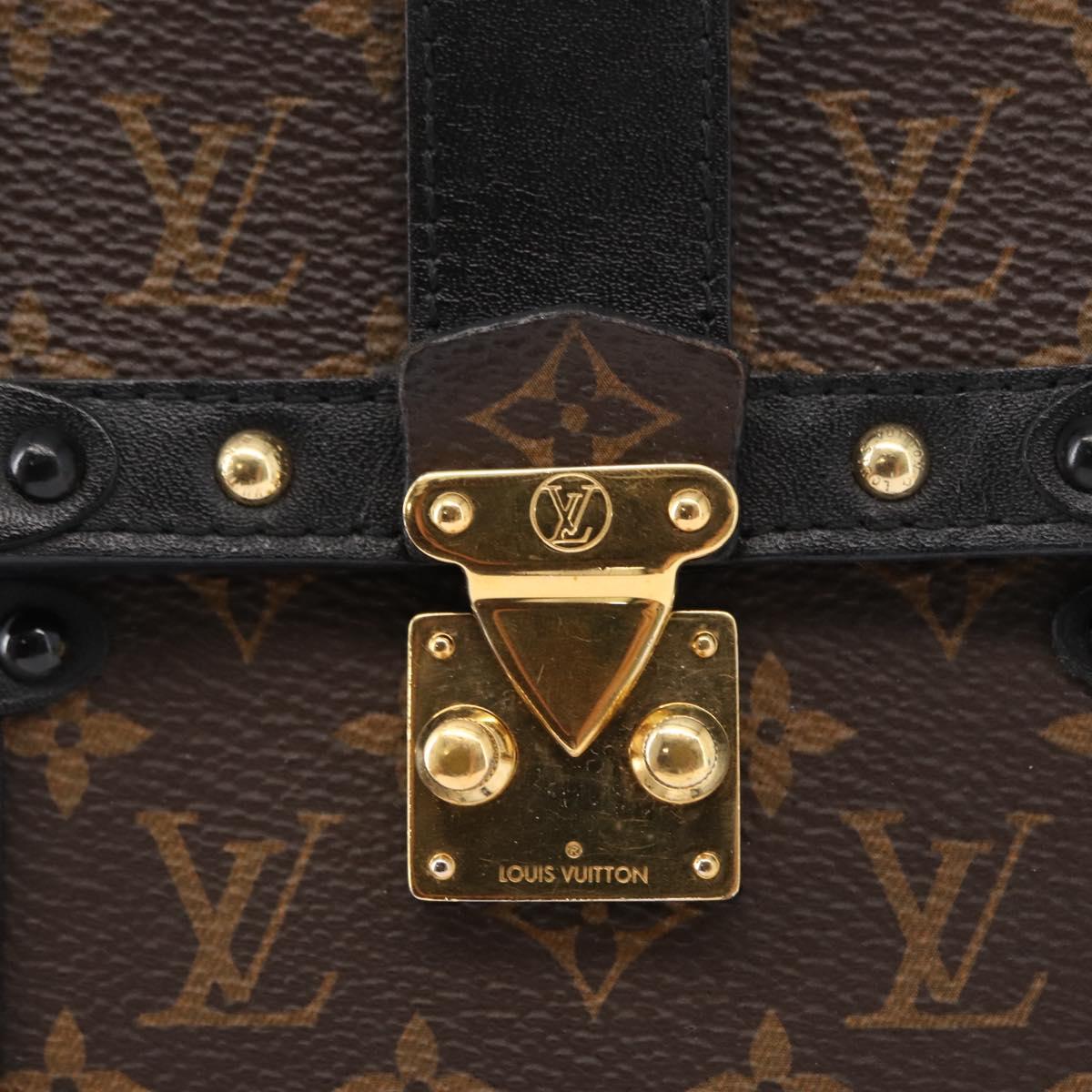 LOUIS VUITTON Monogram Pochette Trunk Vertical Bag M63913 LV Auth 146560SAM