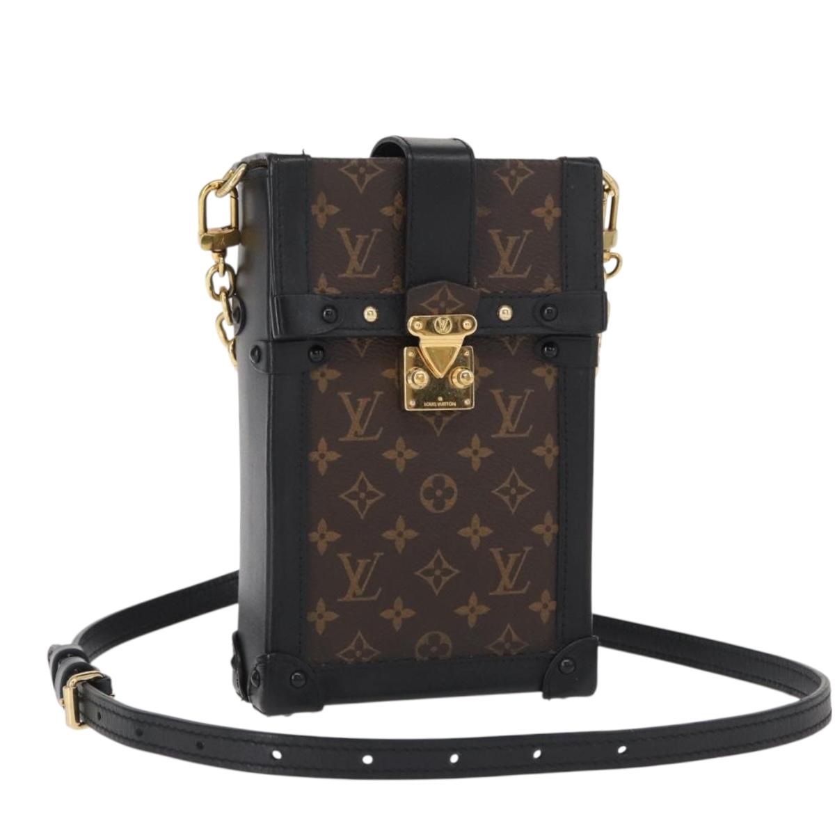 LOUIS VUITTON Monogram Pochette Trunk Vertical Bag M63913 LV Auth 146560SAM