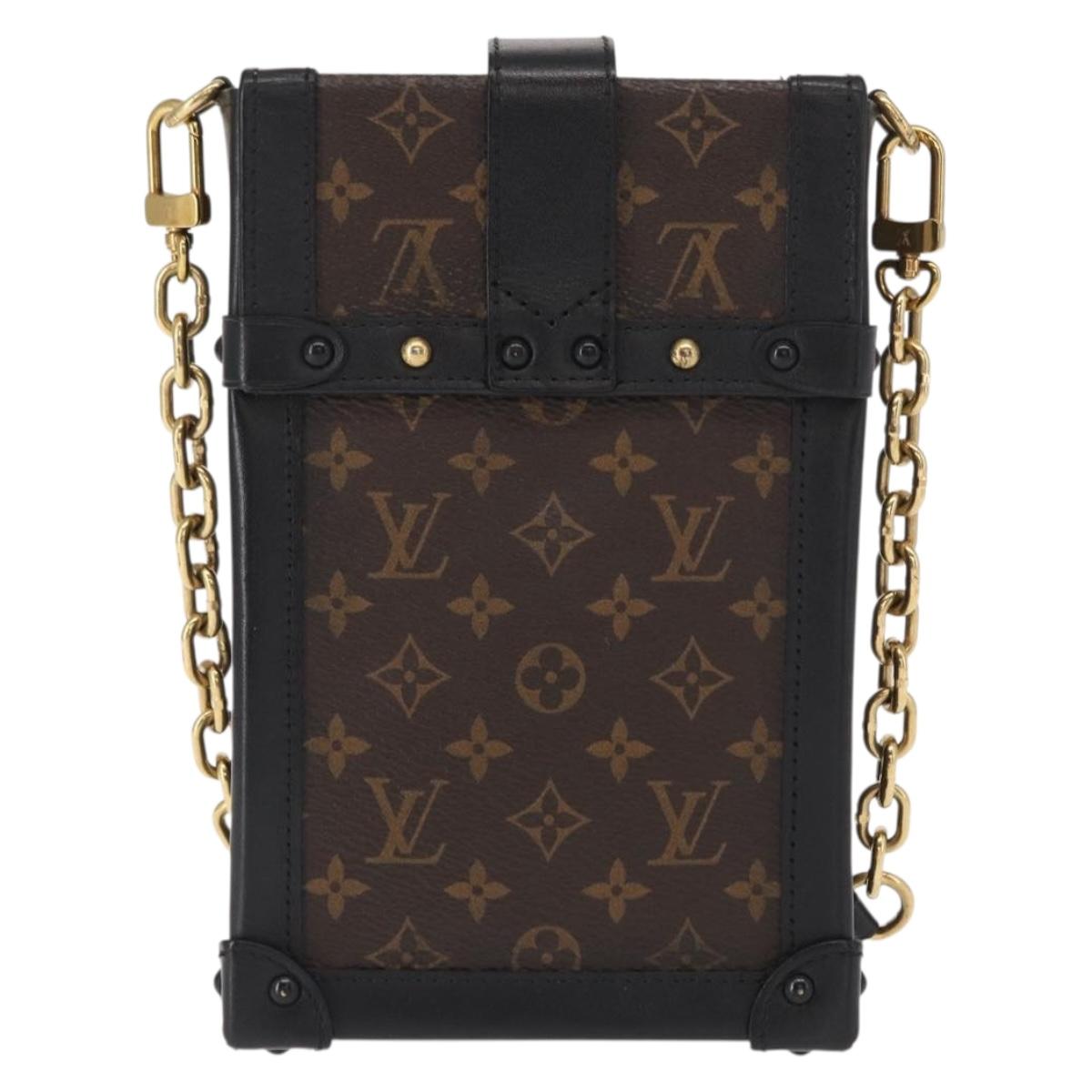 LOUIS VUITTON Monogram Pochette Trunk Vertical Bag M63913 LV Auth 146560SAM