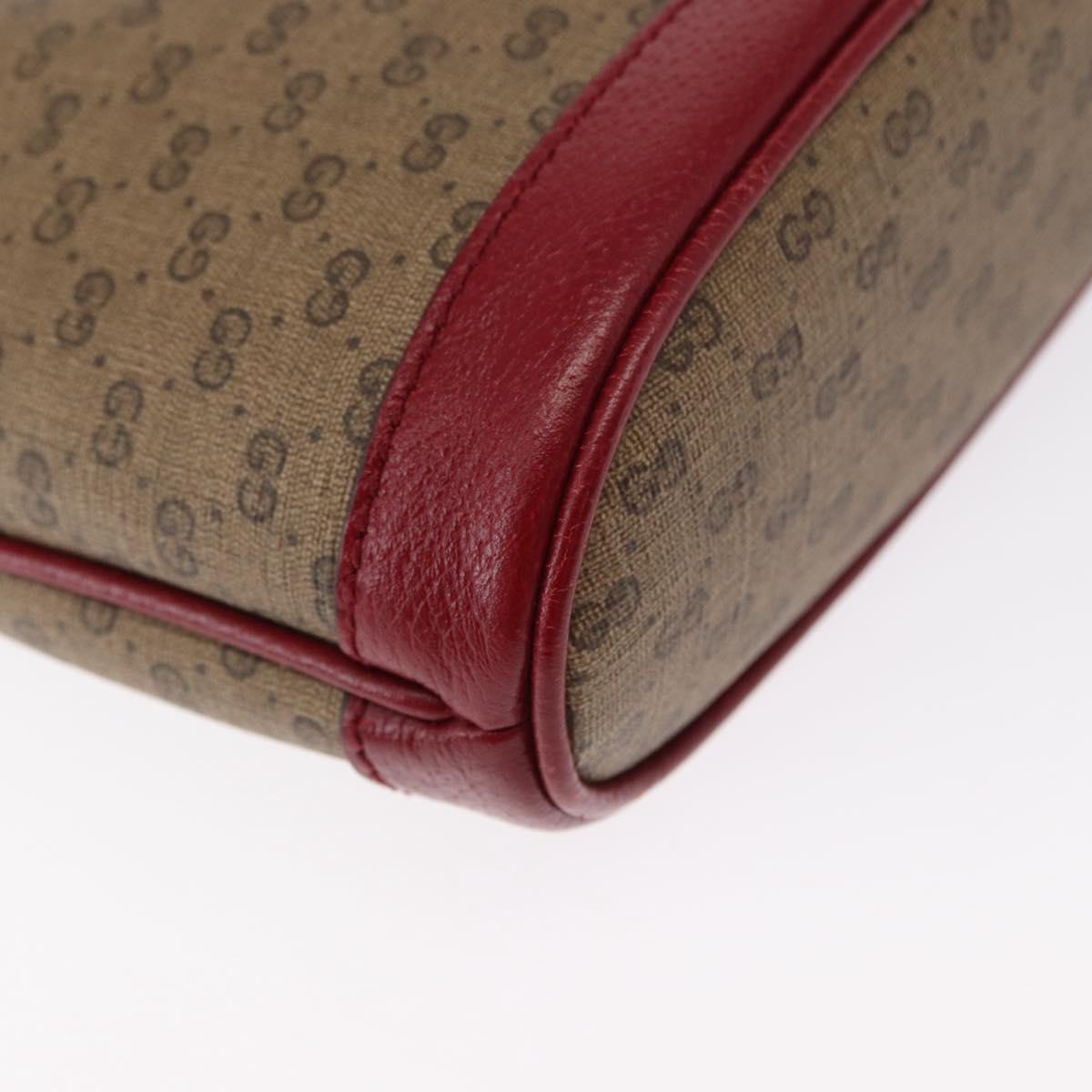 GUCCI Micro GG Supreme Doraemon Collaboration Bag PVC Beige 647801 Auth 146566SM