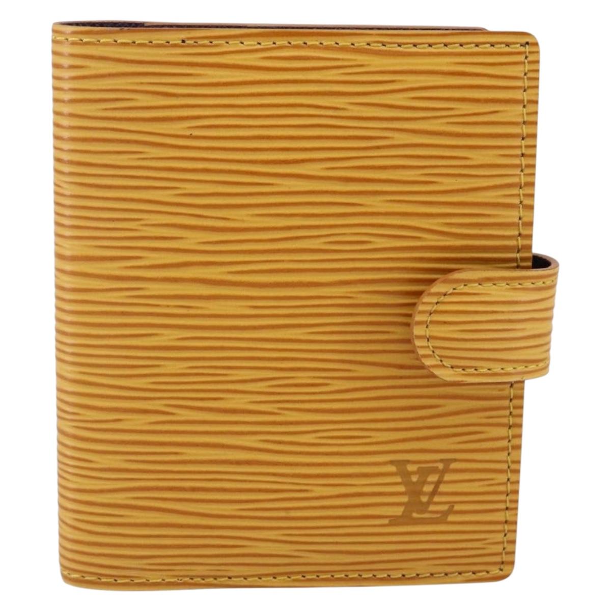 LOUIS VUITTON Epi Agenda Mini Day Planner Cover Tassili R20059 Auth 146568V