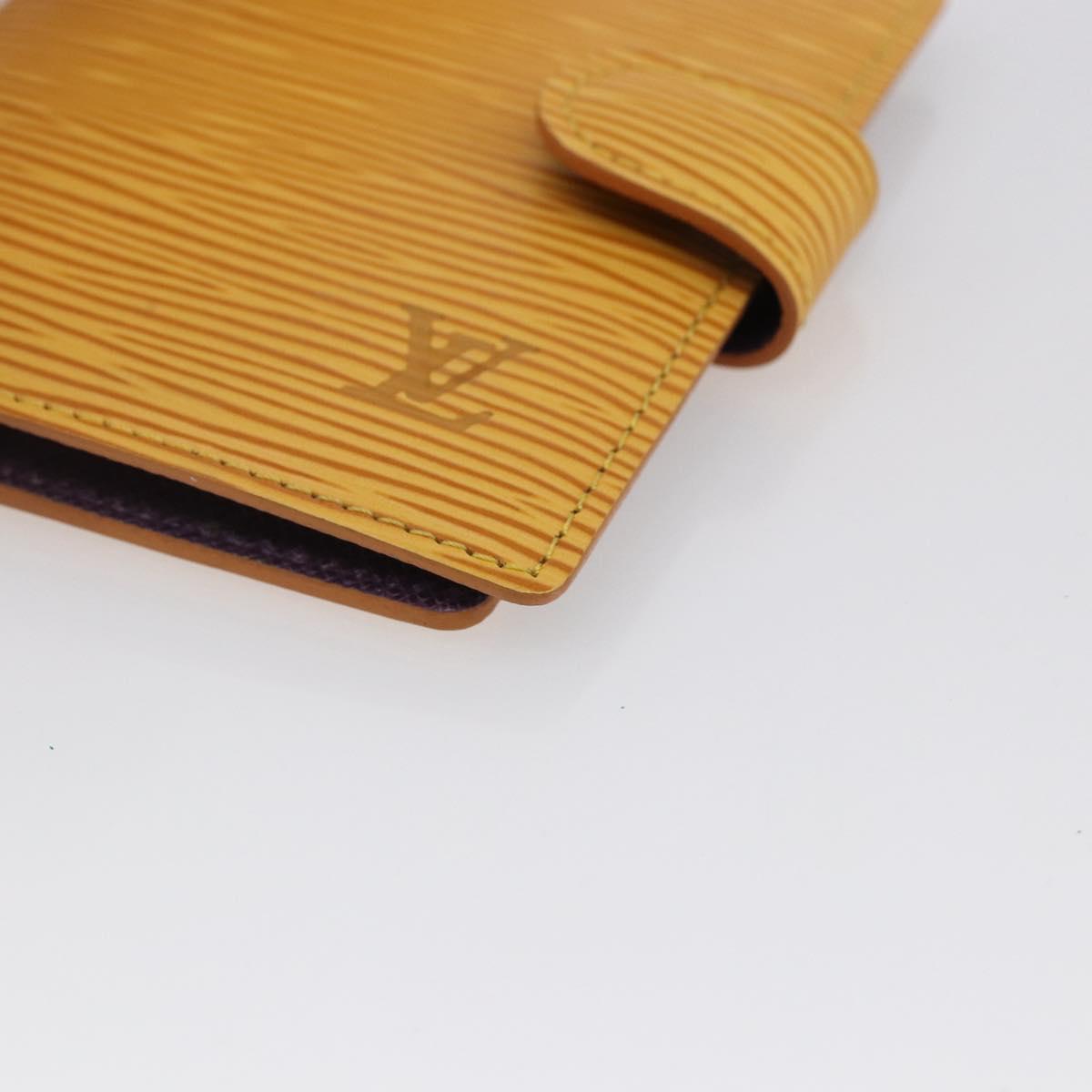 LOUIS VUITTON Epi Agenda Mini Day Planner Cover Tassili R20059 Auth 146568V