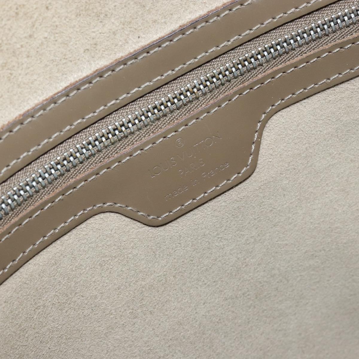 LOUIS VUITTON Epi Lussac Shoulder Bag Gray pepper M5228C LV Auth 146588