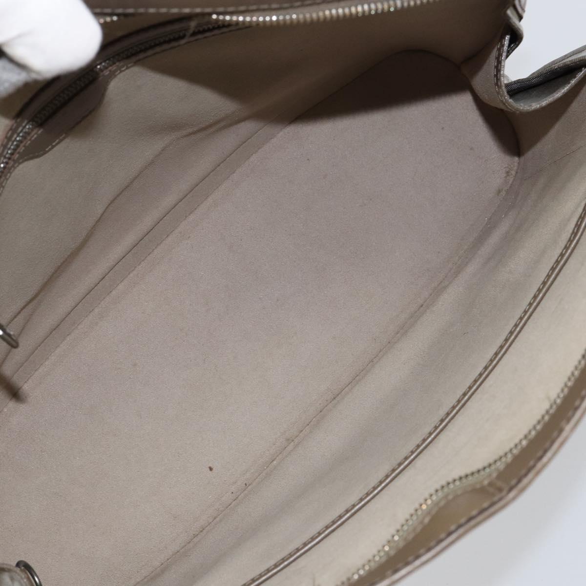 LOUIS VUITTON Epi Lussac Shoulder Bag Gray pepper M5228C LV Auth 146588