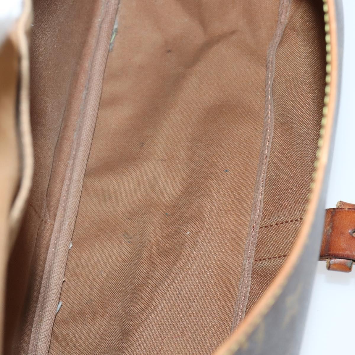 LOUIS VUITTON Monogram Saumur 35 Shoulder Bag M42254 LV Auth 146596