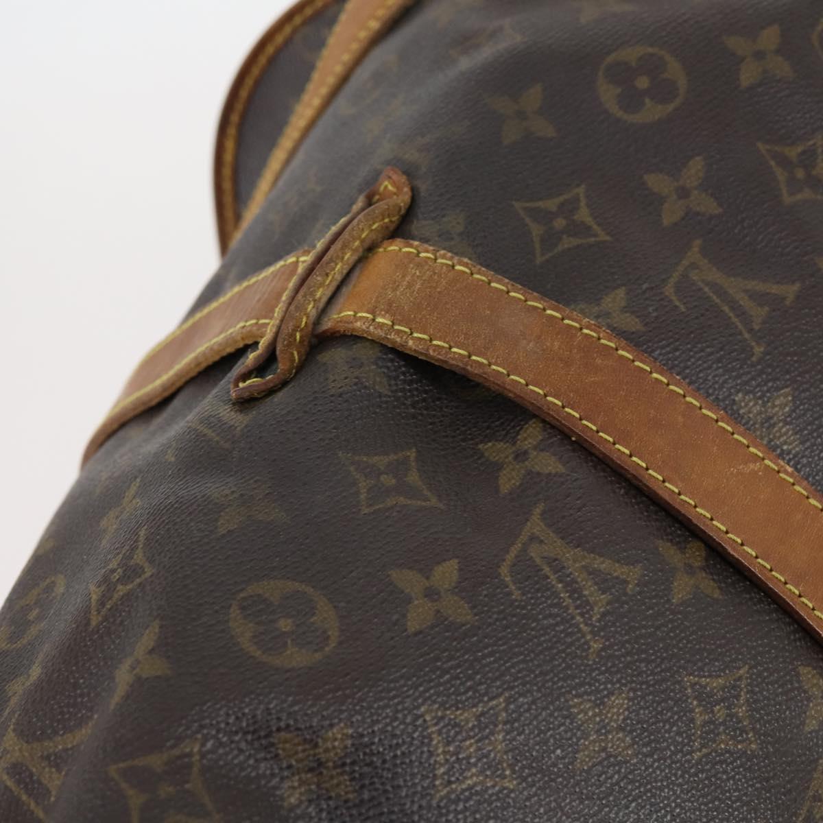 LOUIS VUITTON Monogram Saumur 35 Shoulder Bag M42254 LV Auth 146596