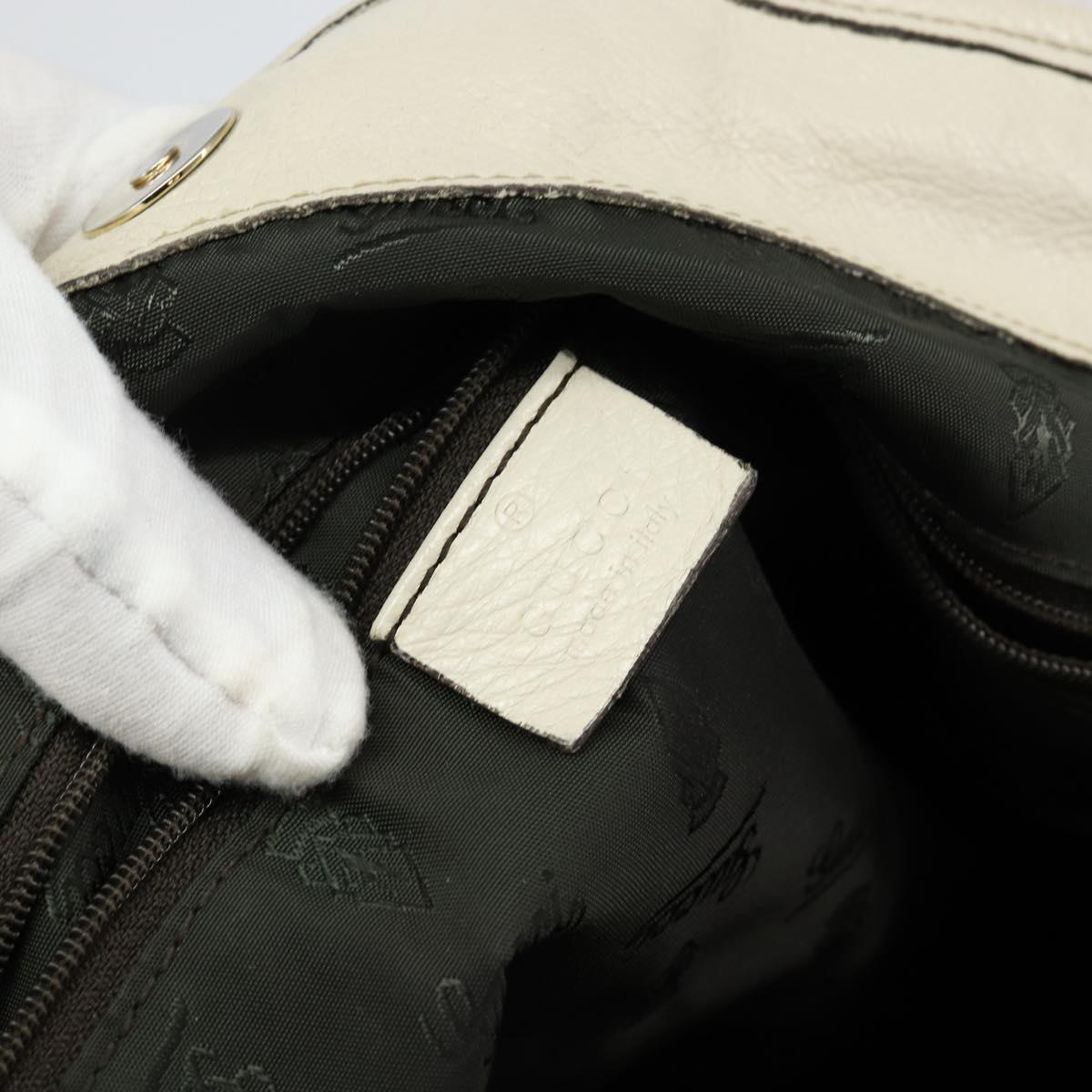 GUCCI GG Canvas Tote Bag Beige Gold 211954 Auth 146633