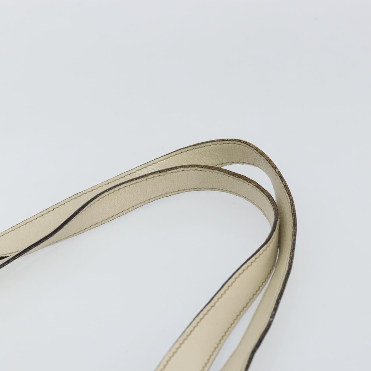 GUCCI GG Canvas Tote Bag Beige Gold 211954 Auth 146633