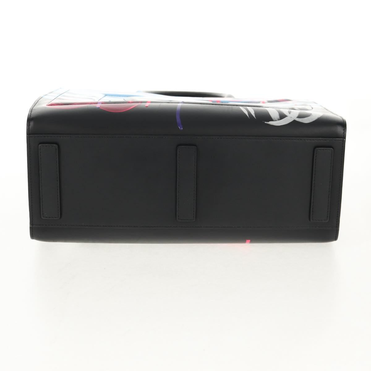 DOLCE&GABBANA Graffiti DAILY Hand Bag Leather Multicolor Auth 146637A