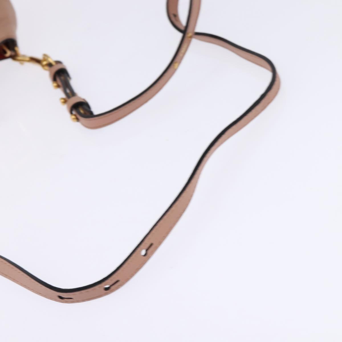 Chloe Etel Hand Bag Leather 2way Pink Gold Auth 146649