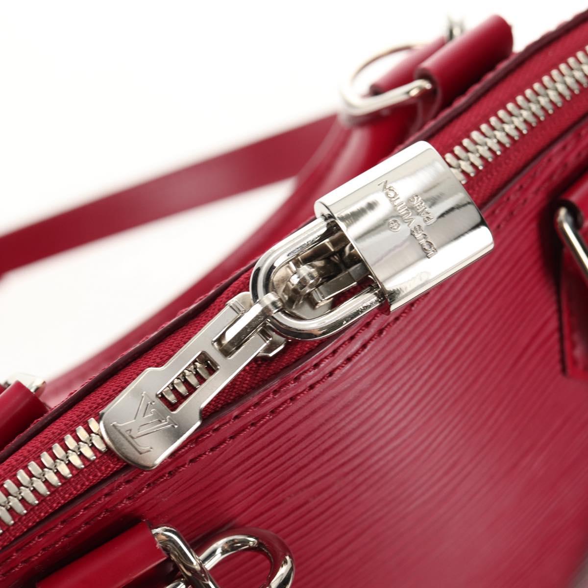 LOUIS VUITTON Epi Alma PM Hand Bag Fuchsia M40490 LV Auth 146653V