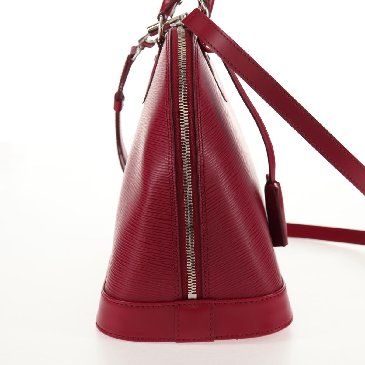 LOUIS VUITTON Epi Alma PM Hand Bag Fuchsia M40490 LV Auth 146653V