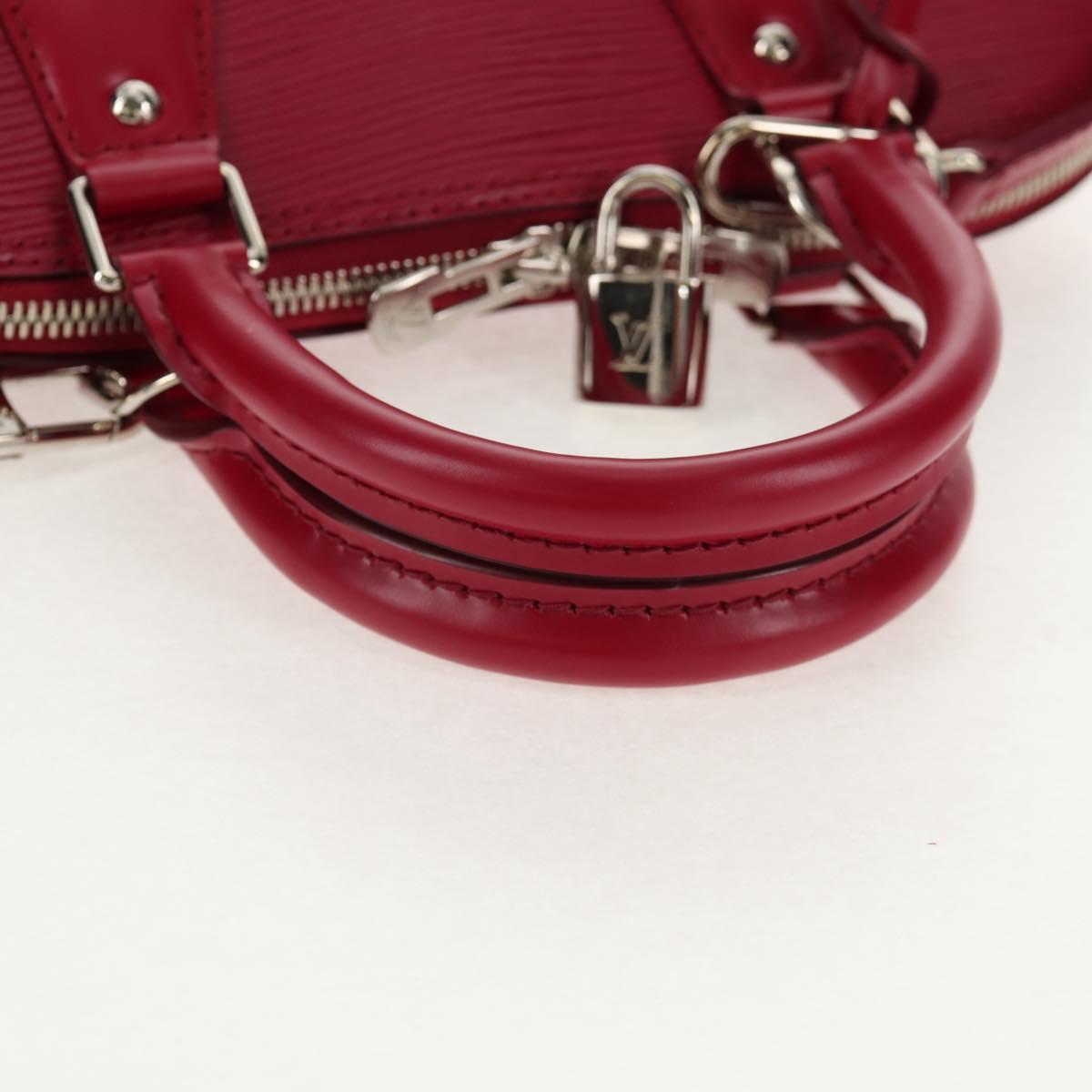 LOUIS VUITTON Epi Alma PM Hand Bag Fuchsia M40490 LV Auth 146653V