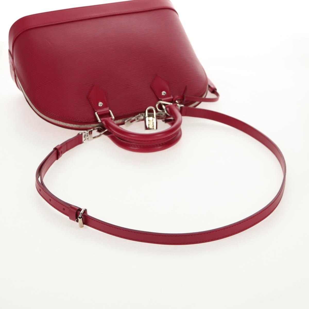 LOUIS VUITTON Epi Alma PM Hand Bag Fuchsia M40490 LV Auth 146653V