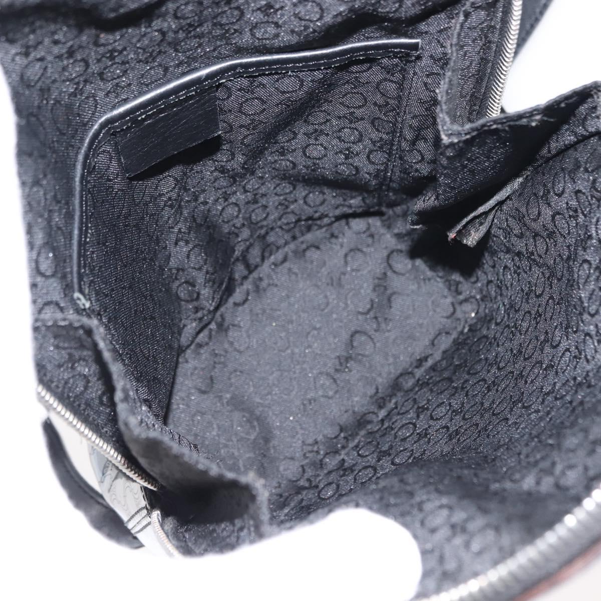 CELINE Macadam Canvas Backpack Silver Auth 146658