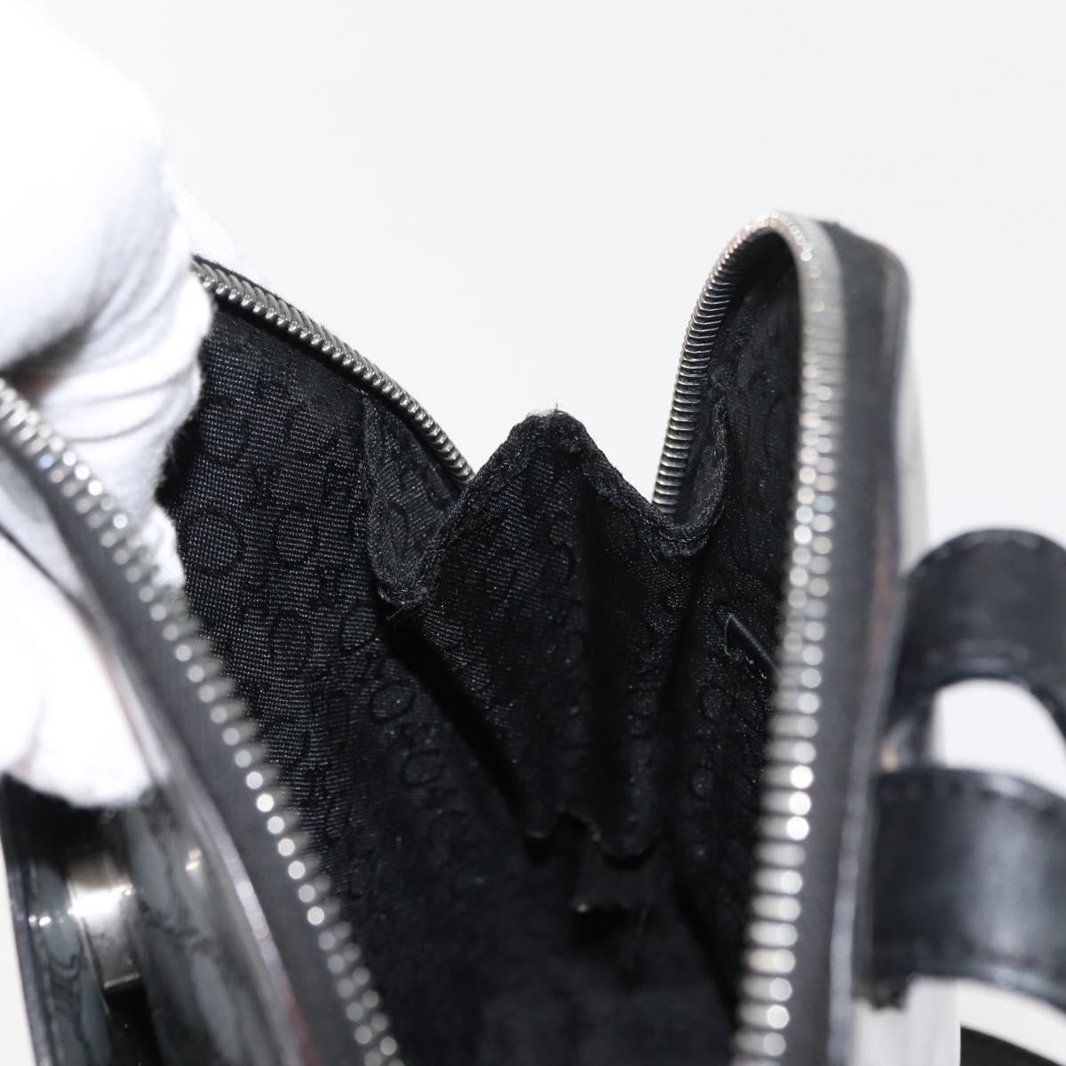 CELINE Macadam Canvas Backpack Silver Auth 146658