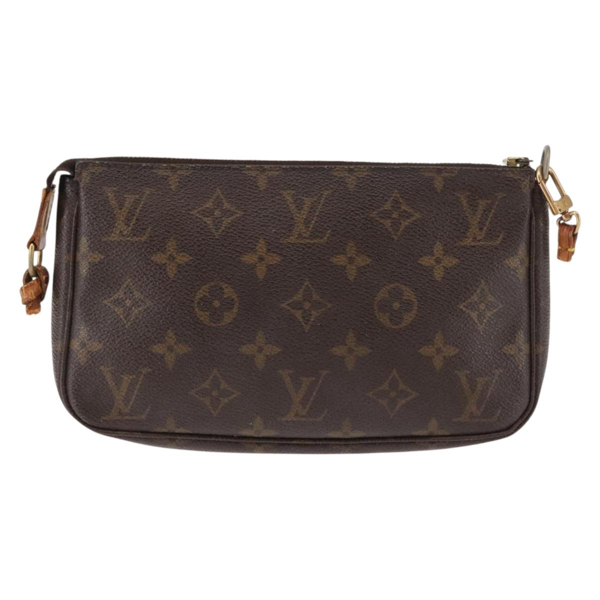 LOUIS VUITTON Monogram Pochette Accessoires Pouch M51980 LV Auth 146660