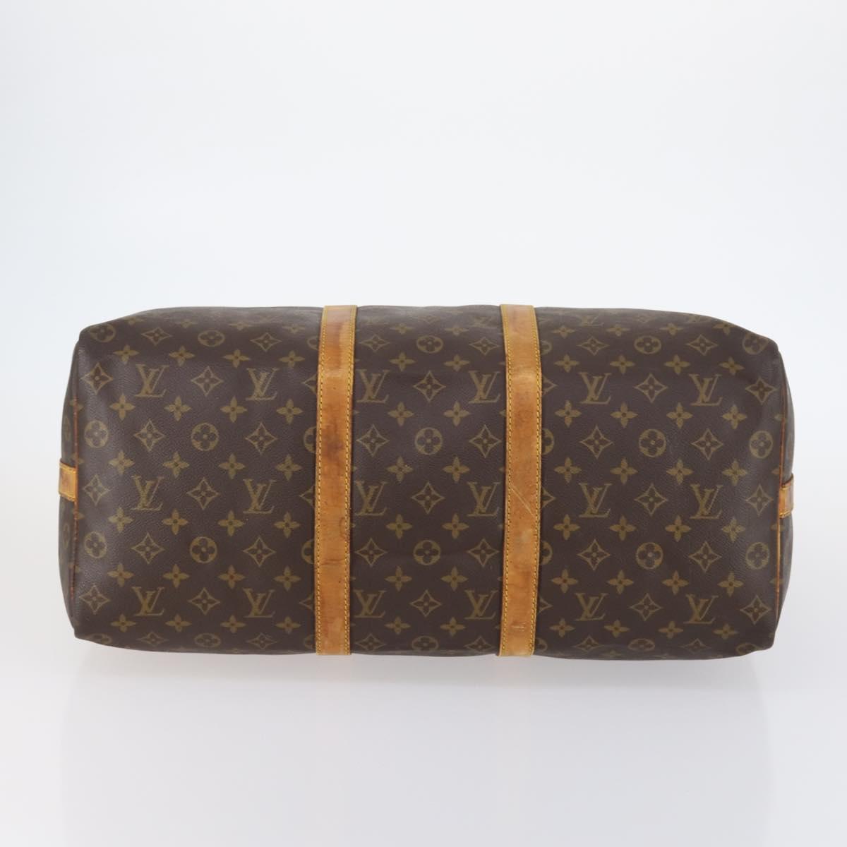LOUIS VUITTON Monogram Keepall Bandouliere 50 Boston Bag M41416 LV Auth 146661